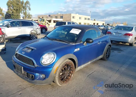 2012 Mini Cooper S z USA, uszkodzony, nr VIN WMWSX3C51CT155167